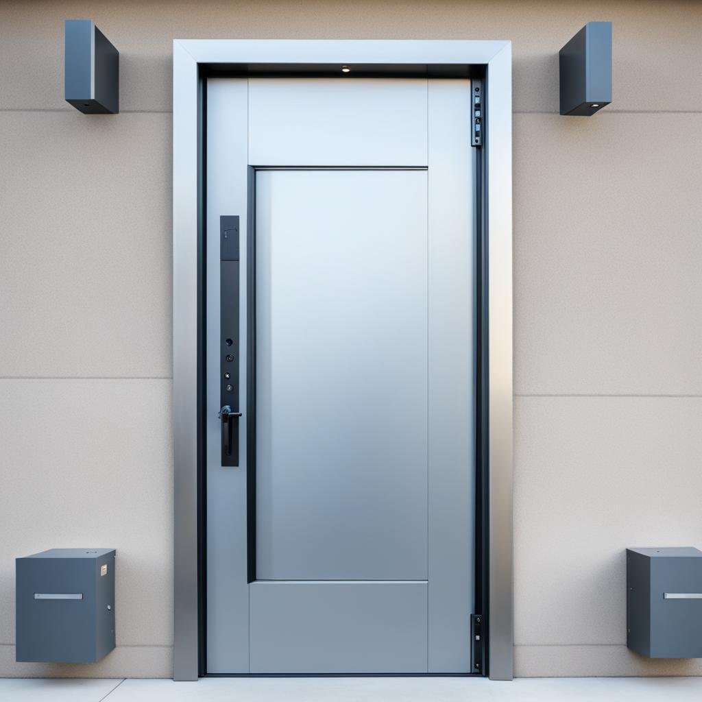 porta blindada residencial